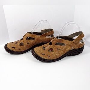 Bionica Sandals Maclean Tan brown Outdoor Comfort Slingback Walking Non-Slip 8